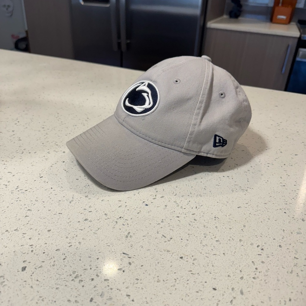 Penn State Nittany Lions New Era Women's Logo 9TWENTY Adjustable Hat - Gray